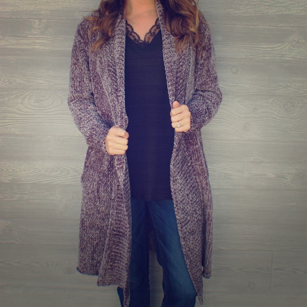 ❤️ENTRO | Cashmere Cardigan Sweater | Gray